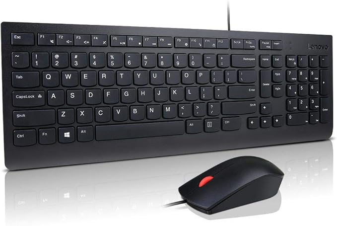 Lenovo Essential Wired Keyboard and Mouse Combo - US English by LENOVO
