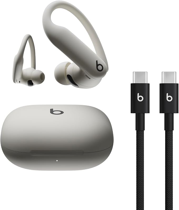 Beats Powerbeats Pro 2 - Wireless Bluetooth Earbuds with USB-C Charging Cables (1.5 m) - Quick Sand by Beats