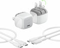 Belkin 20W Compact USB C Charger Block, 2 Pack, Fast Charging for Travel | PD 3.1, Travel Charger, iPad, iPhone 17, Samsung Galaxy, Pixel, AirPods, Apple Watch, Foldable Prongs, 3.3 ft Cables Included by Unknown
