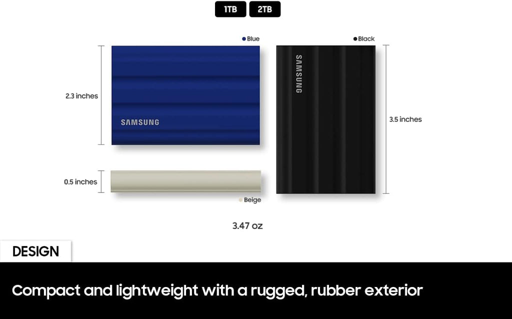 Samsung T7 Shield Portable SSD 2TB, USB 3.2 Gen 2, Up to 1,050 MB/s - Image 3