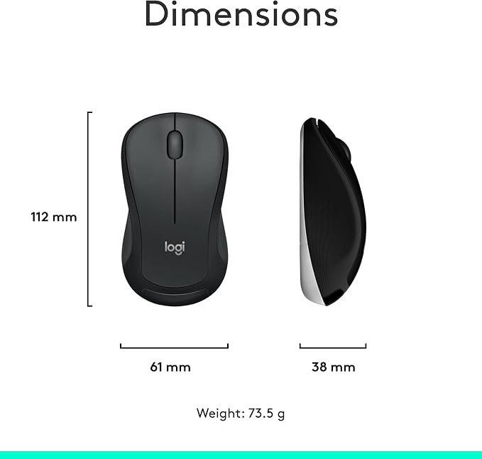 Logitech MK540 Full Size Advanced Wireless Keyboard and Mouse Combo | Full size quiet keyboard with number pad & integrated palm rest, full size ambidextrous mouse, includes USB-A Nano Receiver - Image 10