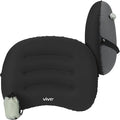 Vive Inflatable Lumbar Pillow - Cushion for Airplane Seat Travel Support - Lower Back Cushion for Car, Office Chair - Adjustable Firm Air Neck Pain, Sciatica Relief - Compact Portable Camping Headrest | Lower Back Cushion for Car, Office Chair - Adjust... by Vive