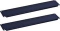 2U Blank Rack Mount Panel Spacer for 19in Server Rack Enclosure or Network Cabinet – 2 Pack by RackPath