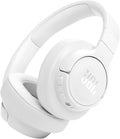 JBL Tune 770NC - Wireless Over-Ear Headphones - White | Adaptive Noise Cancelling with Smart Ambient, Bluetooth 53 with LE Audio, JBL Pure Bass Sound by JBL