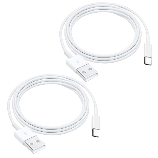 2 Pack 10FT Carplay Car Cable USB A to USB C Cable for iPhone 16E 15 16/16 Pro 16 Max/16 Plus, iPad 10th Gen, iPad Pro 12.9/11, iPad Air 5/4th, Mini 6th Gen, AirPods Pro (2nd) Charger Cord Replacement by AHDFWI