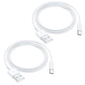 2 Pack 10FT Carplay Car Cable USB A to USB C Cable for iPhone 16E 15 16/16 Pro 16 Max/16 Plus, iPad 10th Gen, iPad Pro 12.9/11, iPad Air 5/4th, Mini 6th Gen, AirPods Pro (2nd) Charger Cord Replacement by AHDFWI