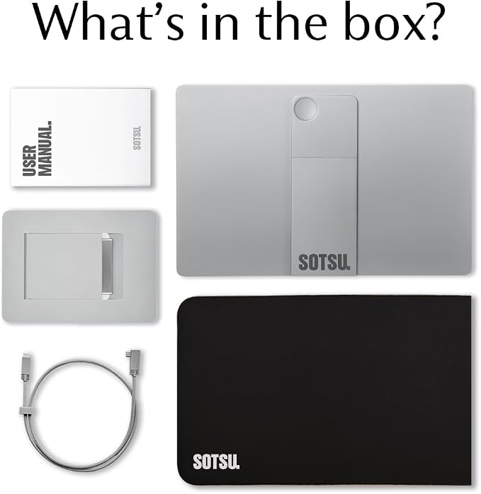 SOTSU FlipAction Pro 16" Gen2 2.5K Premium Portable Monitor | Metallic Gray | 2560x1600 | 120Hz | 100% DCI-P3 | 400 Nits | Pivot Rotate | Full Metal CNC | Works with Mac & Windows - Image 9