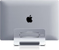 Vertical Laptop Stand for Desk, Gravity Auto Lock Vertical MacBook Stand, Aluminum Laptop Vertical Dock Stand Holder Compatible with MacBook Pro, MacBook Air, Silver by SODI