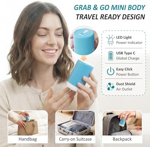 Travel Vacuum Storage Bags with Rechargeable Cordless USB Pump, 26 Combo - Image 5