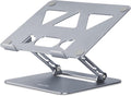 Aoviho Adjustable Laptop Stand for Desk,Portable Laptop Stand Holder and Riser,Foldable Aluminum Notebook Computer Stands for MacBook Air Pro HP Lenovo Dell Samsung Chromebook, 10-15.6 inch, Grey by Aoviho