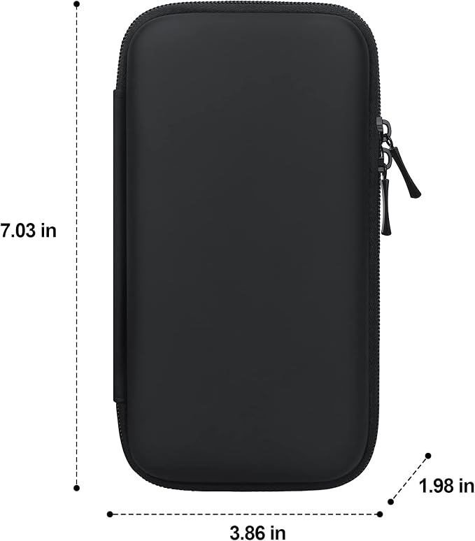 Canboc Electronics Travel Organizer, MacBook Charger Carrying Case, Electronic Accessories Portable Cable Storage Bag for Charging Cords, Power Adapter, MagSafe, USB Hub, Power Bank, Earbuds, Black - Image 4