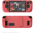 Kickstand Case for Steam Full, Fit, Comfortable Grip with Fingerprint Proof, Compatible with Game Handhelds (Watermelon Red) by Tangxi