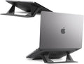 Spigen Slim Fold Portable Laptop Stand Foldable | Ergonomic Angle Lift Anti-Slip for MacBook Neo, MacBook Air, MacBook Pro 11"-14" and More - Black by Unknown