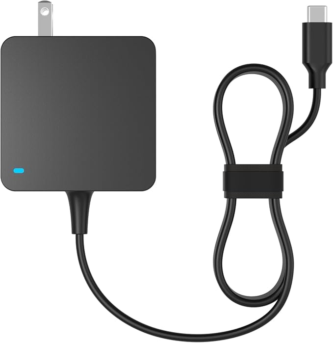 Superer 65W USB-C Charger for Asus Zenbook Chromebook Expertbook Laptop | LED Indicator, Portable, For Type C Phone Charger by Superer