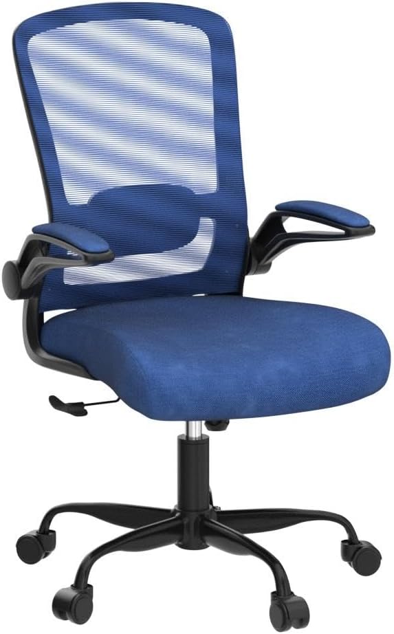 Ergonomic Office Chair w/Adjustable Lumbar, Flip Armrest, 135° Recline | Supports 300 lbs · Seat 19.48"–23.4" · Breathable mesh · 20–30 min assembly · 5-year warranty - Image 5