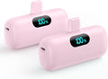 Mini Portable Charger for iPhone 14/13 Series,Upgraded 5000mAh PD Fast Charging Battery Pack,LCD Display Cute Power Bank Portable Phone Charger for iPhone 14/14 Pro Max/13/12 Pro/11/XS/XR/X/8/7/6 by HETP
