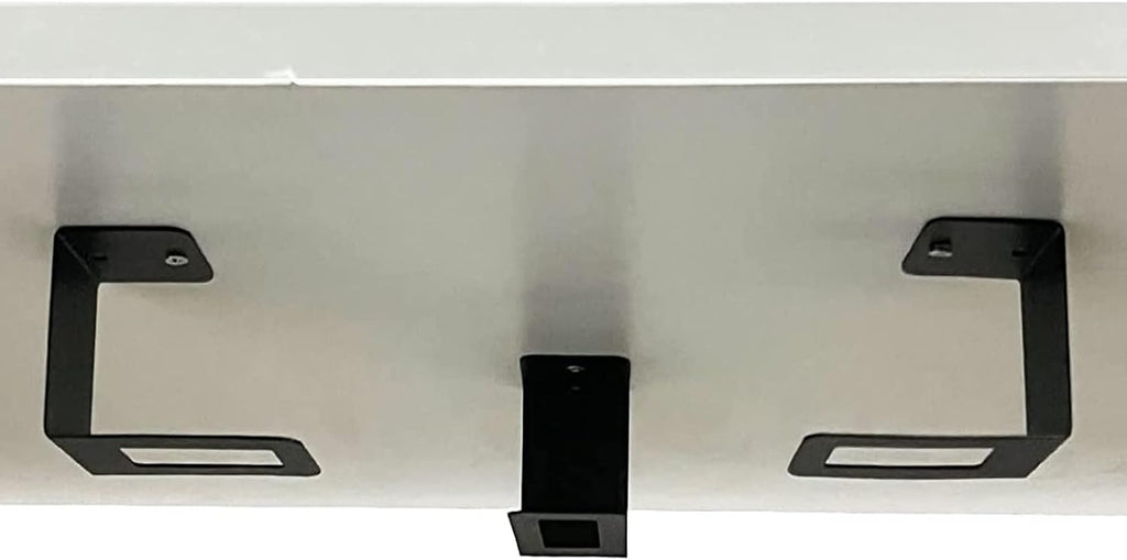 AUXPhome (3) Laptop Holder Under Desk Laptop Mount Organizer Rack Storage Shelf, Add On Under Table Laptops, Keyboard, Routers, Modems, Cable Box, Network Switch & More, Desk Accessories - Image 4