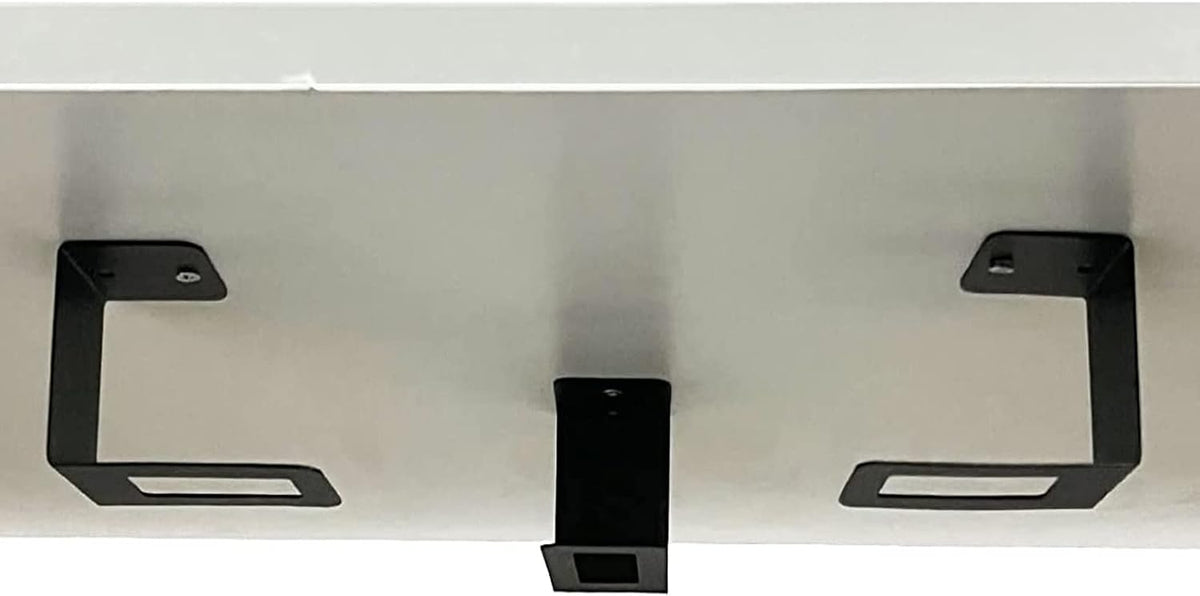 AUXPhome (3) Laptop Holder Under Desk Laptop Mount Organizer Rack Storage Shelf, Add On Under Table Laptops, Keyboard, Routers, Modems, Cable Box, Network Switch & More, Desk Accessories - Image 4