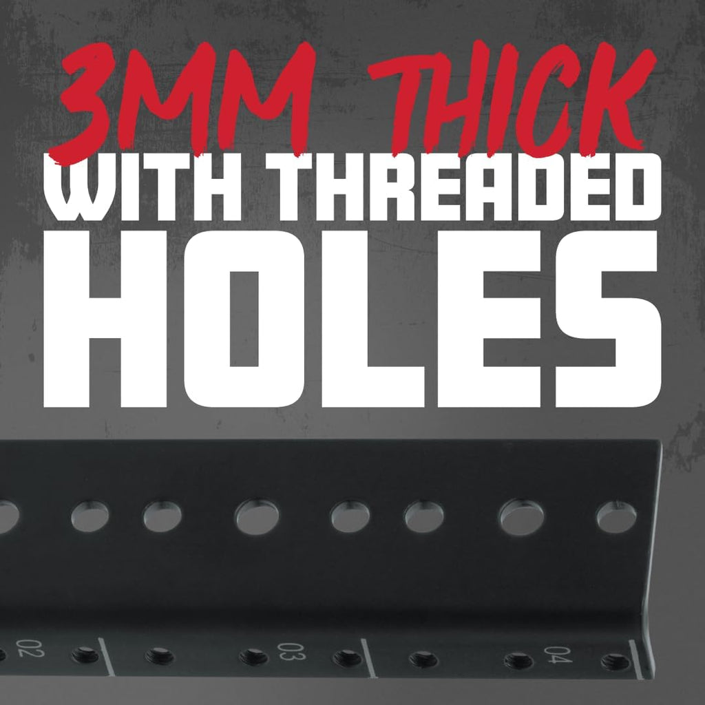 Gator Rackworks Heavy Duty Steel Rack Rail Set, 12U Rack Size (GRW-RACKRAIL-12U) - Image 3