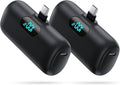 [2 Pack]Portable Charger Power Bank for iPhone 17/16/15,Mini USB C Portable Power Bank 5500mAh Fast Charging Battery Pack Travel Essentials for iPhone 15/16/17 Plus/17 Pro/17 Pro Max,Samsung Android by Swyop