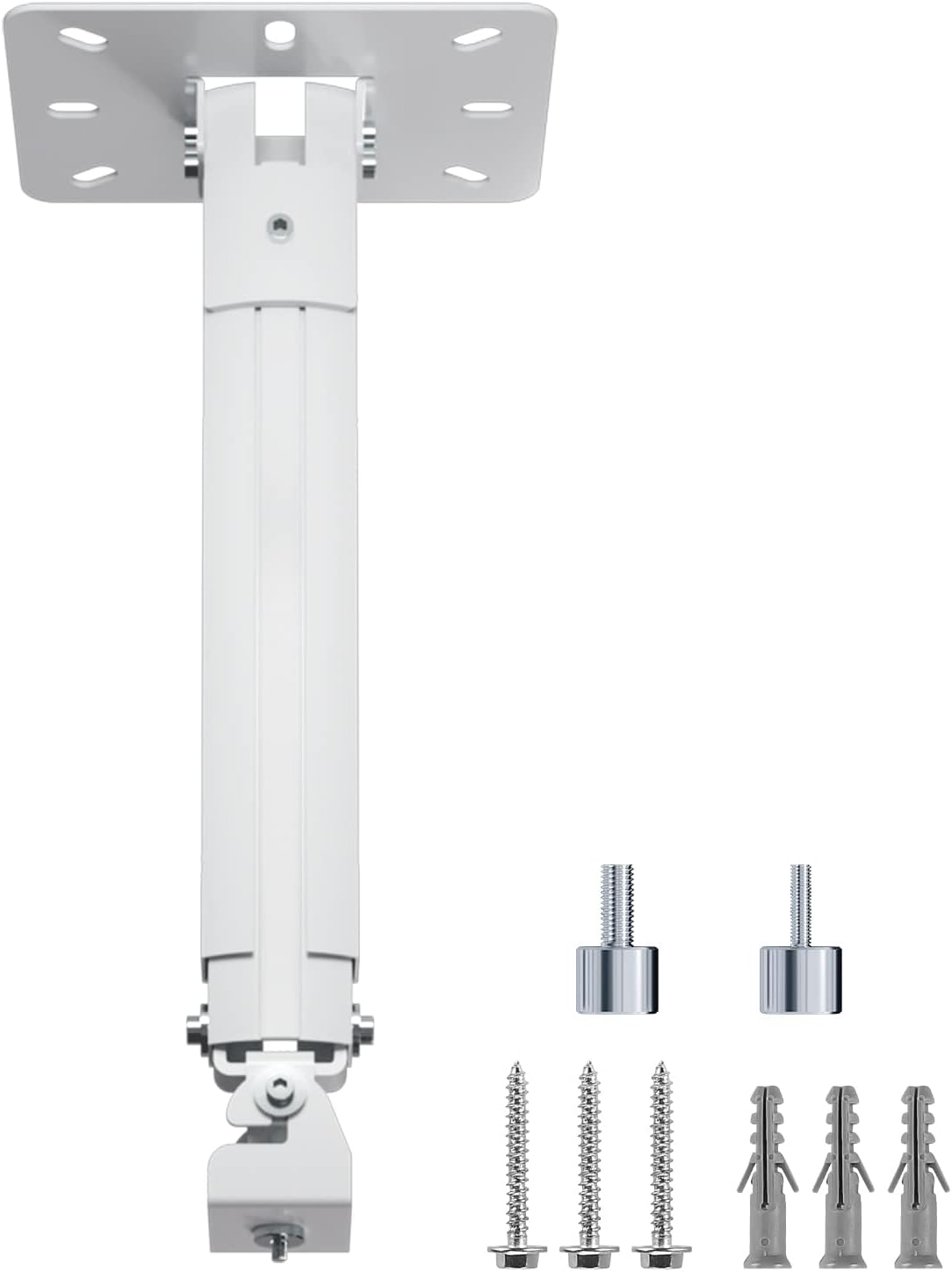 suptek Extended Mini Projector Ceiling Mount Adjustable Wall Mount with Thread Adapters for Projector DVR Camera, Max 21inch (PR05MINI) by suptek