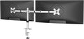 Suptek Dual Monitor Desk Mount, Adjustable Dual Monitor Arm for 2 Monitor Screens up to 43 inch, 15.75" Pole Monitor Stand for Desk, Holds up to 22 lbs,Silver(MD9442LS) by suptek
