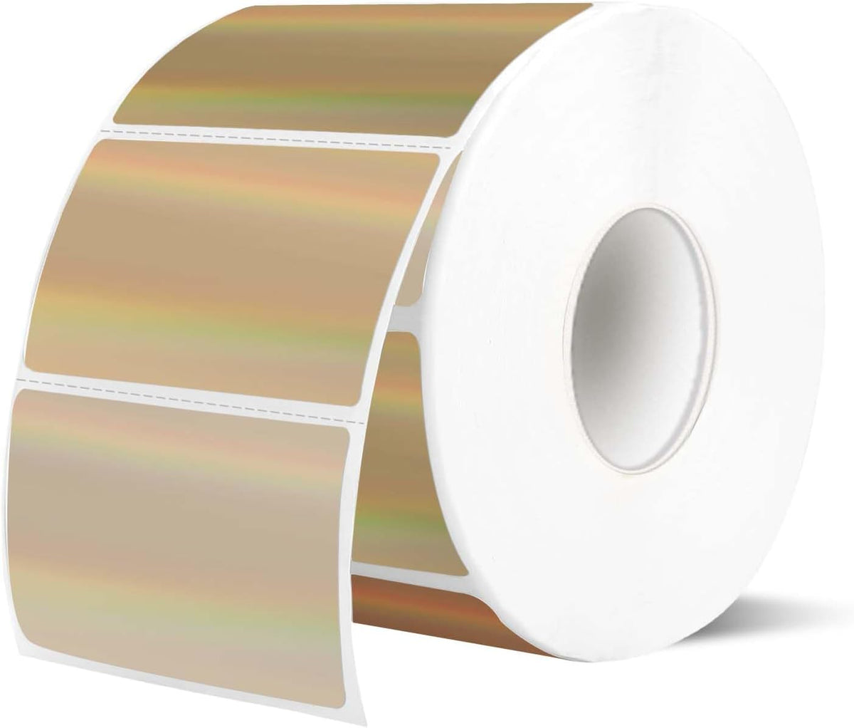2.25"x1.25" Thermal Labels, Holographic Brown Thermal Labels- Strong Adhesive Thermasl Stickers for Small Business, Shipping, Mailing, Price Tag, Non BPA&BPS/ 300 Labels by Yegawen