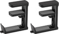 Headphone Hook - Adjustable Clamp-on Headphone Holder (Black_2 Pack) by Ahonnpely