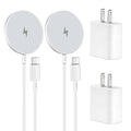 Wireless Magnetic Charger,2Pack Fast Apple Mag-Safe Charger iPhone Magnetic | Magnet Charging Pad Flat Mag Safe Charging for iPhone 17Pro Max/16 Pro Max/16Pro/16/15Pro Max/15 Plus/14/13/12/AirPods Pro3/2 by Articona