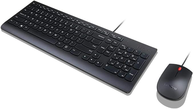 Lenovo Essential Wired Keyboard and Mouse Combo - US English - Image 2