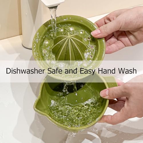 Ceramic Citrus Lemon Orange Juicer Manual Squeezer, Hand Juicer Reamer - Image 6