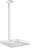2-Be-Best Projector Ceiling Mount with Tray, 21 IN-37 in / 53.5CM-94CM Height Adjustable Projector Shelf Ceiling Tray Mount Upgraded Universal Longer Mounts for Projectors White by 2-Be-Best