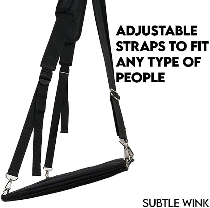 Portable Laptop Harness for Walking – Adjustable Secure Walking Laptop Harness Easily fits upto-16-inch with Flexible Strap - Image 2