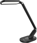 JKSWT LED Desk Lamp, Eye-Caring Table Lamps Natural Light Protects Eyes Dimmable Office Lamp with 5 Color Modes USB Charging Port Touch Control and Memory Function, 10W Reading Lamp,Black by JKSWT