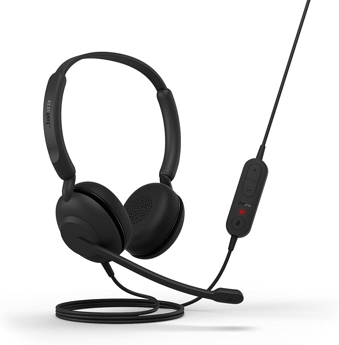 Jabra Evolve 10 Wired USB Headset with Noise-Cancelling Mic, Black | PC and Laptop Use, Easy USB-A Setup, TCO Certified, Inline Call and Volume Controls, Lightweight Design for Online Meetings - Image 3