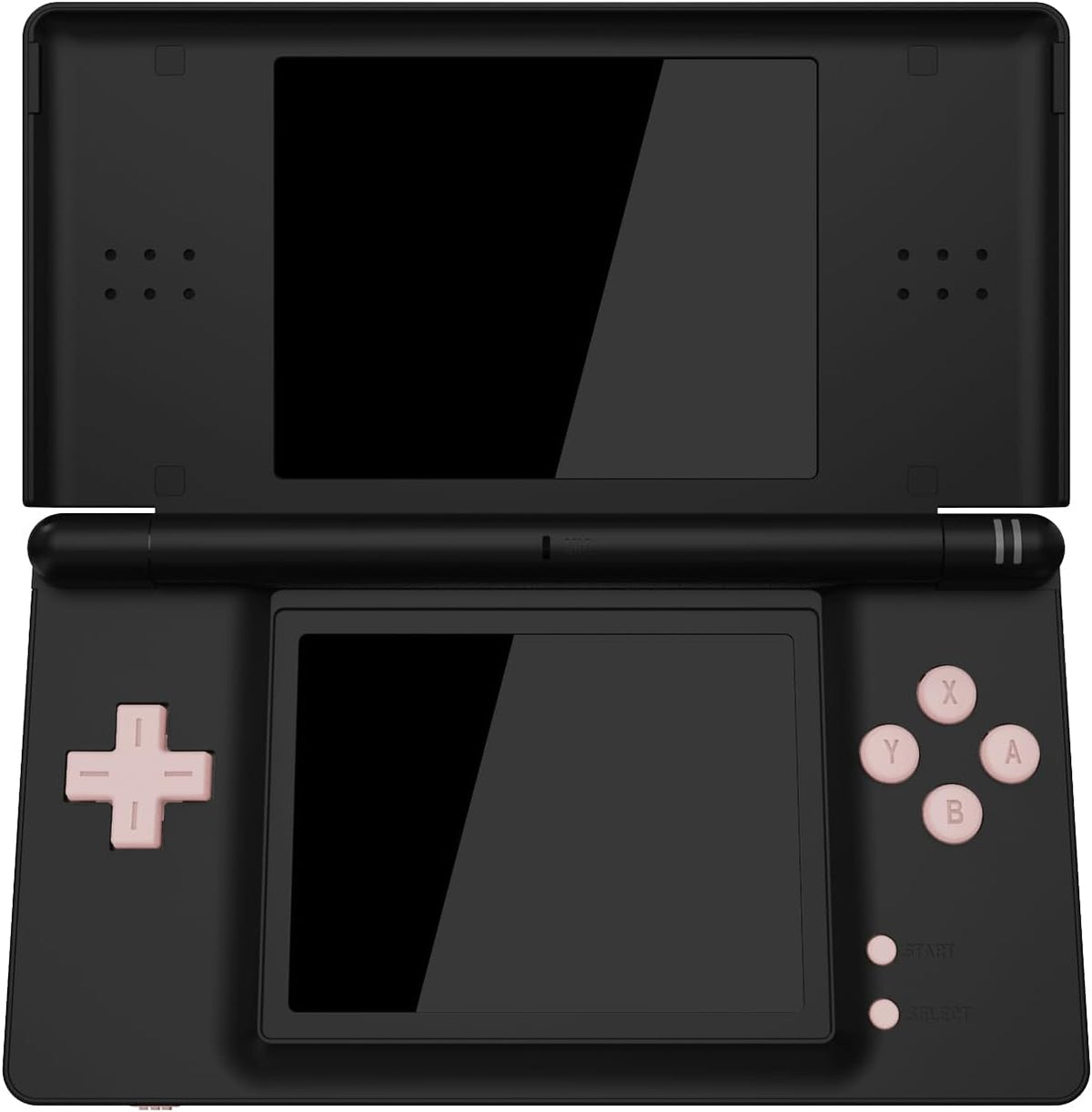 eXtremeRate Cherry Blossoms Pink Replacement Full Set Buttons for Nintendo DS Lite Handheld Console, Custom D-pad A B X Y Start Select R L Power Volume Keys for Nintendo DS Lite NDSL - Console Without - Image 6