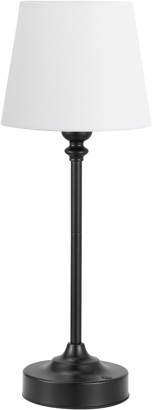 Kakanuo Cordless Table Lamp Rechargeable Black - 1 Pack 4000mAH Battery Operated Lamp for Decor, 3000K Stepless Dimming Touch Control Wireless Lamp for Bedroom, Dining Table, Kitchen, Living Room - Image 7