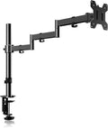 Pholiten Single Long Monitor Stand for 13-32" Screens | Extra Long Adjustable Computer Arm Max VESA 100x100mm by PholitenMonitorArm