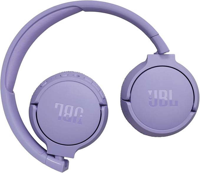 JBL Tune 670NC - Wireless On-Ear Headphones - Purple | Adaptive Noise Cancelling with Smart Ambient, Bluetooth 53 with LE Audio, JBL Pure Bass Sound - Image 7