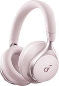 Soundcore Anker Space One ANC Over-Ear Headphones, Voice Reduction | Active Noise Cancelling, Comfortable Fit, Bluetooth, 40H ANC Playtime, App Control, LDAC Hi-Res, 3 Mics with AI, Travel-Ready by Unknown