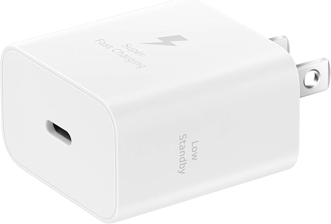 SAMSUNG 25W Wall Charger Power Adapter with Cable, Super Fast Charging, Compact Design, Compatible with Galaxy and USB Type C Devices, White - Image 12