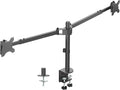 VIVO Premium Dual Ultra Wide LCD LED 40 to 45 inch Monitor Desk Mount, Heavy Duty, Adjustable Telescoping Arms, Flush Wall Setup, Fits 2 Screens, Black, STAND-TS45C by Unknown
