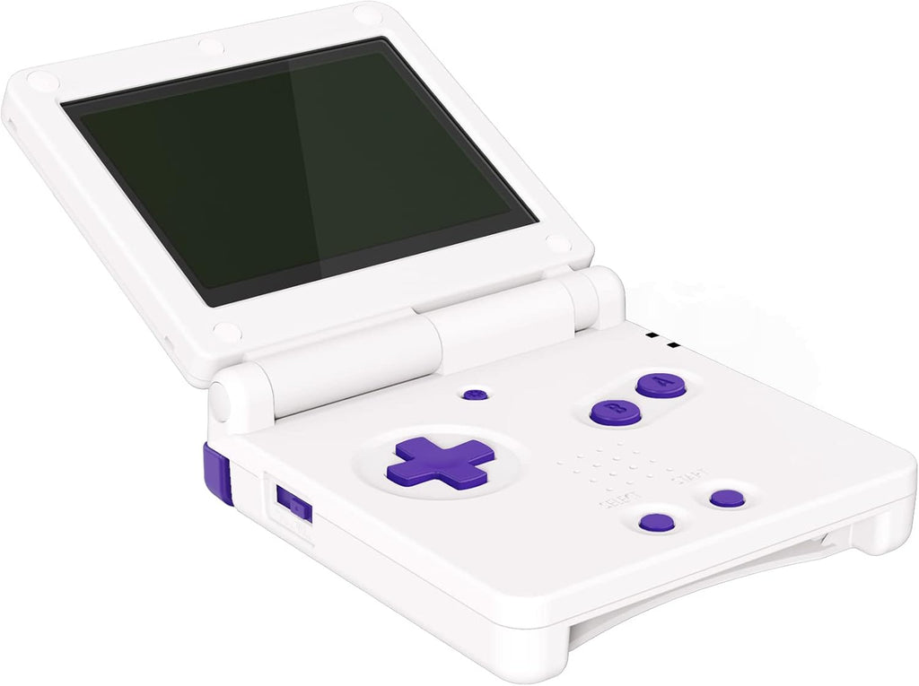 eXtremeRate 16Bits Purple Custom Full Set Buttons for Gameboy Advance SP, Replacement A B L R Button Power On Off Volume Button D-pad Key for GBA SP Console - Console NOT Included - Image 3