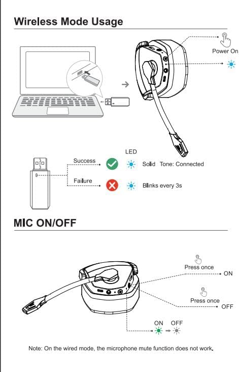 NUBWO Wireless Gaming Headset with Mic for Ps5 Ps4 PC, Zero Interference, 100-Hour Battery All-Day Play, 23ms Sync​ for Fortnite & Call of Duty/FPS Gamers, Triple Mode All Devices Compatible - Purple - Image 10