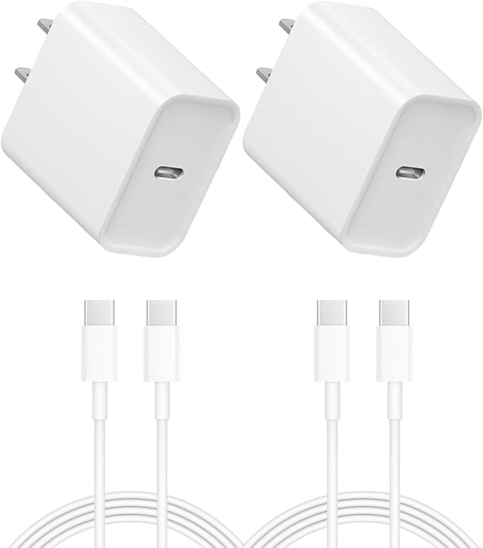 iPhone 17 16 15 Charger: Fast Charging Type C Chargers USB C Charger | 2 Pack Cable for iPhone 17/17Pro Max 16/16 Plus/16 Pro/16 Pro Max/iPhone by DENGWENQIANG