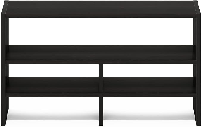 Furinno Hermite Desk Top Organizing Shelf Bookcase, Espresso | Desktop Office Organization Racks with Open Shelves, Desk Top Display Book Shelf, for Paper, Office Supplies, Magazine - Image 6