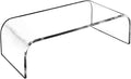 AMT Premium Acrylic Clear Monitor Riser Laptop/PC/Multimedia Monitor Stand for Home Office by AMTSupply