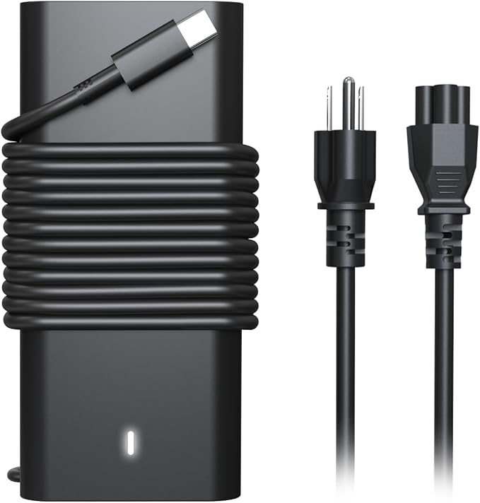 65W Type C USB C Laptop Charger Compatible with Dell Latitude Computer | 5530 5420 5430 5520 5540 7430 7420 7440 7340 7530 7330 7320,Inspiron 14 7425 16 7620 XPS Chromebook 3100 Power Adapter Cord by HBONY