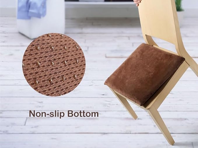 Augld Square Memory Foam Chair Cushion 16x16 in Beige - Image 5