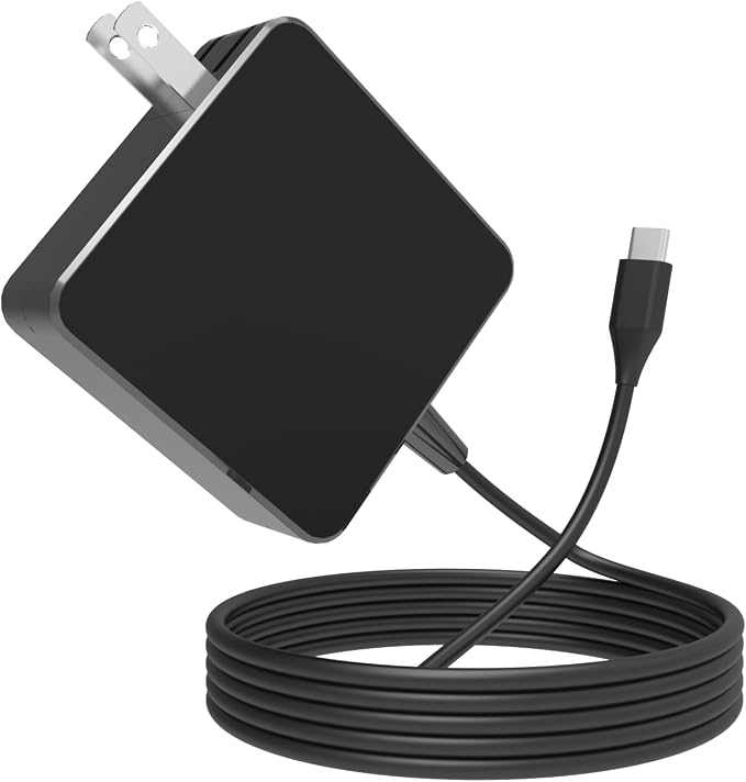 65W USB C Laptop Charger Fits for Lenovo Thinkpad Laptop Charger 65W USB C Charger T14 T14s X1 Think pad, Yoga Computer Charger 7i,65 Watt Fast Replacement Type C Chromebook Power Cord Adapter by VVOX347
